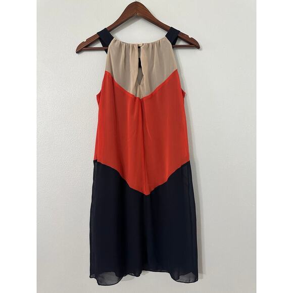 Enfocus Halter Neck Chiffon Dres 4 Petite - Picture 2 of 3